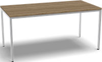 Kantinetafel 4-all 160x80 cm frame wit blad oak medium