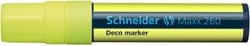 Krijtstift Schneider Maxx 260 5-15mm fluor geel