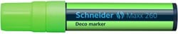 Krijtstift Schneider Maxx 260 5-15mm fluor groen