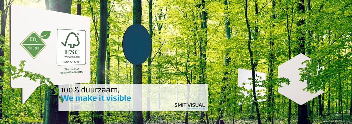 100% duurzaam, We make it visible Smit Visual