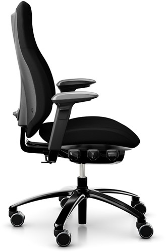 Bureaustoel RH Mereo 220 rug en zitting zwart-2