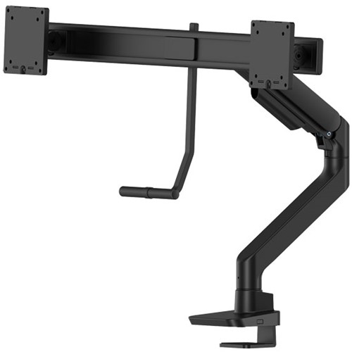 Monitorarm Swing 2.0 duo voor 2 beeldschermen in kleur zwart.-2