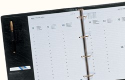 Agenda omslagen met jaarinhoud