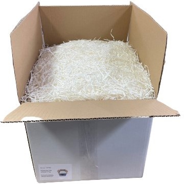 Opvulmateriaal papierwol decoratief karton creme 5kg