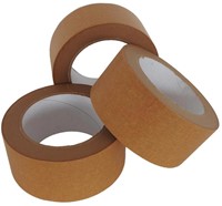 Verpakkingstape papiertape 50mm x 50m bruin