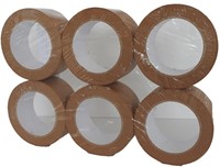 Verpakkingstape papiertape 50mm x 50m bruin-2