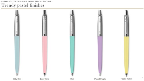 balpen parker jotter original ct pastel roze