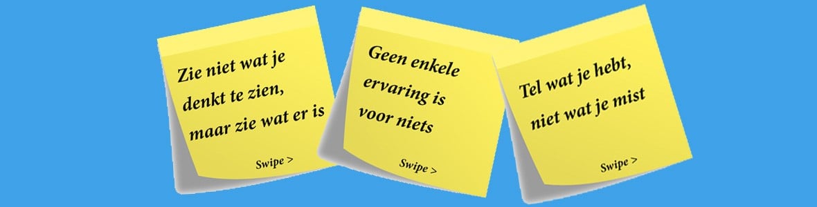 Denk positief!