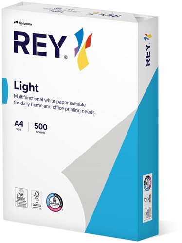 Printpapier Rey Light FSC A4 75 grams wit 500 vel