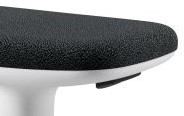 Zit-sta kruk Konig Neurath Quick III wit en zwart-2