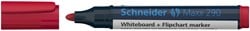 Whiteboard en flipover marker Schneider Maxx 290  2-3mm rood