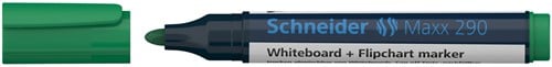 Whiteboard en flipover marker Schneider Maxx 290 2-3mm groen