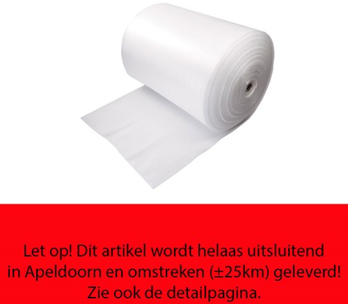 Schuimfolie Multifoam 50cm x 500meter dikte 1mm