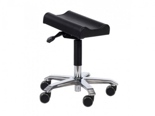 Beensteun Score kunstleder zwart K11 hoogte 70-85cm zitneigfunctie wielen zacht 50mm