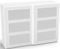 Schuifdeurkast Slide en Go 1216 (2-delig) 120 x 160 wit vilt white 20
