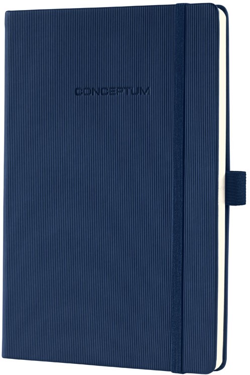 TSI Notebook A5, checked, colour red, 192 pages, with inner pocket