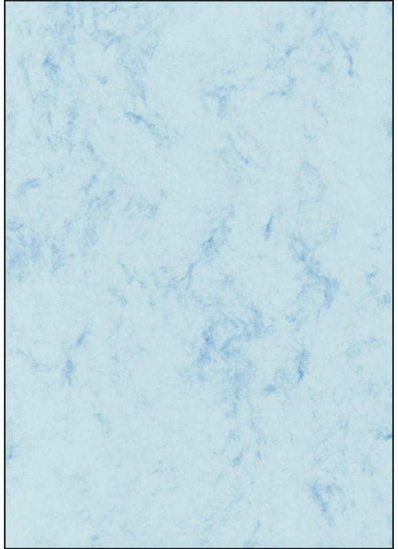Implementeren Grondig apotheker Designpapier Sigel marmer A4 blauw 200 grams 50 vel SI-DP551