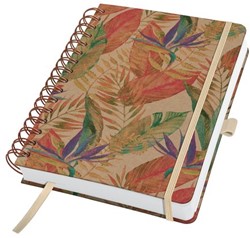 Notitieboek Sigel Jolie Pure Spiraal A5 kraft Pure Paradis harde kaft - 120 vel blanco papier SI-JN820