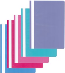 Snelhechter Kangaro kunststof A4 zachte assorti kleuren 5 stuks