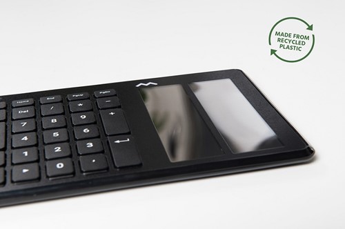Toetsenbord Mousetrapper type ultra dun kleur zwart draadloos-2