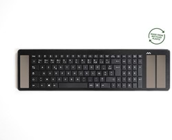 Toetsenbord Mousetrapper type ultra dun kleur zwart draadloos