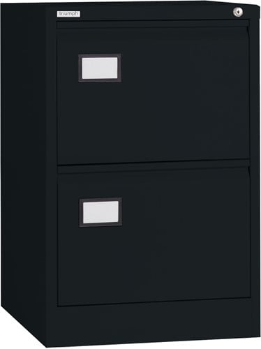 Dossierladenkast 2 laden kleur zwart ral 9005 TRM2Z.