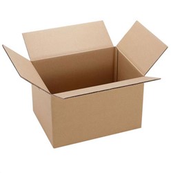 Verzenddoos 305x220x250mm A4 B-golf kraft bruin
