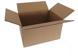 Verzenddoos 200x150x100mm bruin