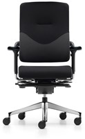 Bureaustoel Nowy Styl Xenium Classic Premium rug en zitting zwart