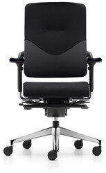 Bureaustoel Nowy Styl Xenium Classic Premium rug en zitting zwart